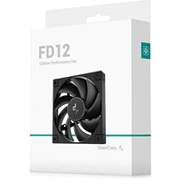 DeepCool FD12 120mm PWM Fan - Hydro Bearing, 64.2 CFM, Black DeepCool FD12 120mm PWM Fan - Hydro Bearing, 64.2 CFM, Black